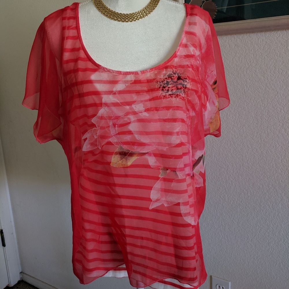 Live and Let Live Floral Blouse